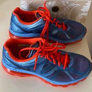 Nike air max Blue and orange women's 7 1/2